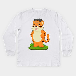 Tiger Cap Kids Long Sleeve T-Shirt